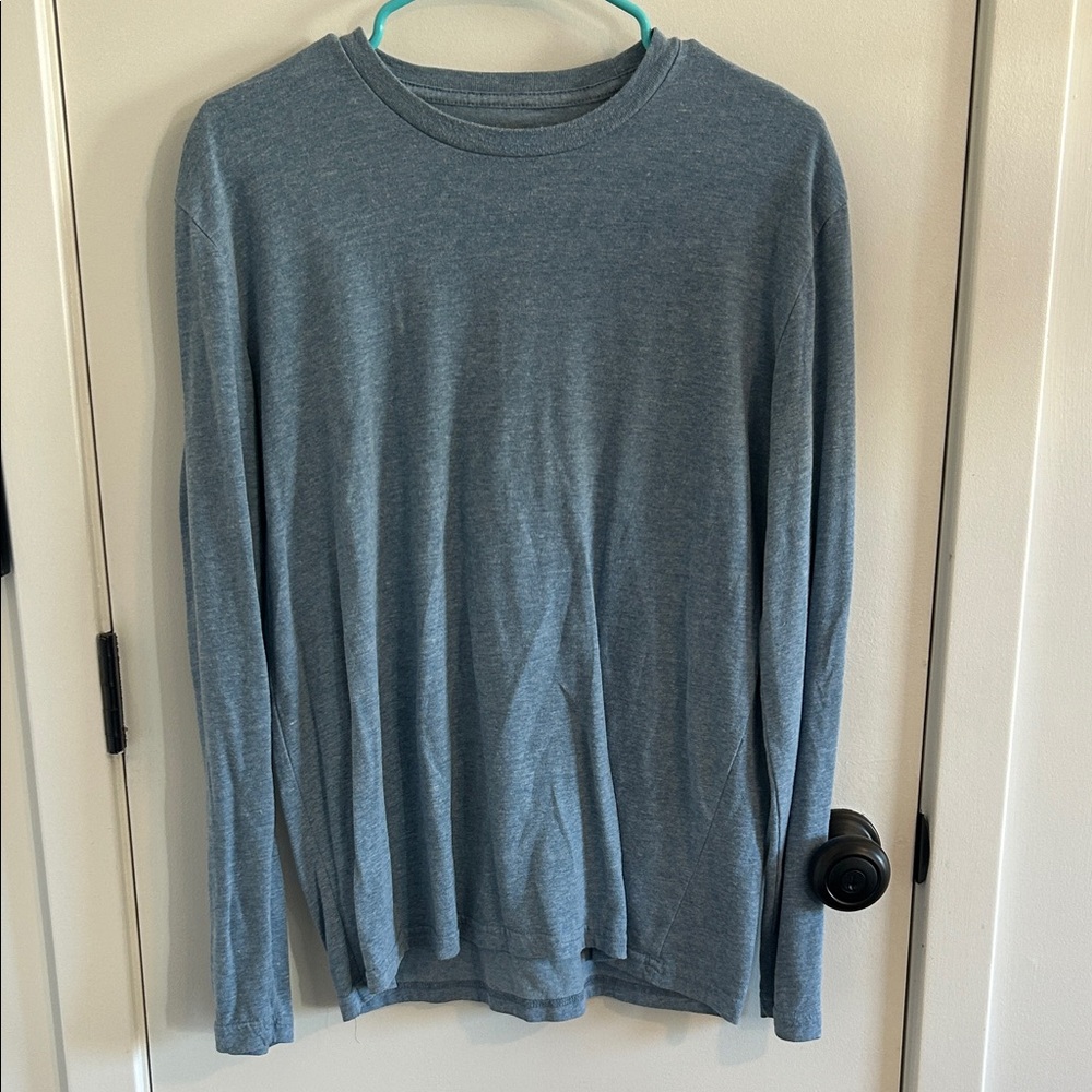 Classic Heather Blue Long Sleeve Tee